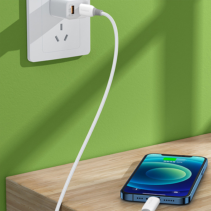 کابل آیفونی فست شارژ Earldom EC-159i 20W 2m