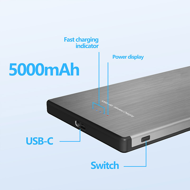 پاوربانک بی سیم فست شارژ 5000 ارلدام Earldom ET-PD42 PD 22.5W