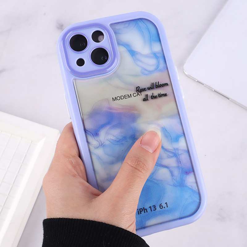 قاب آبرنگی ابر و بادی Vip Max آیفون iPhone 13 محافظ لنزدار