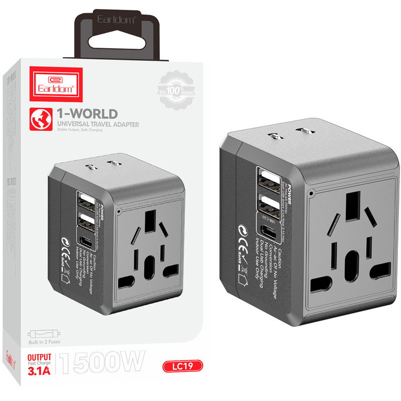 شارژر دیواری 12 وات ارلدام ES-LC19 3.1A