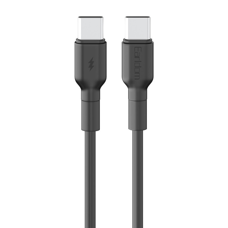 کابل تبدیل فست شارژ Earldom EC-198C-C Type-C To Type-C 60W 1m