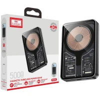 پاور بانک بی سیم فست شارژ ارلدام ET-PD19 QC PD 18W ظرفیت 5000 میلی آمپر ساعت