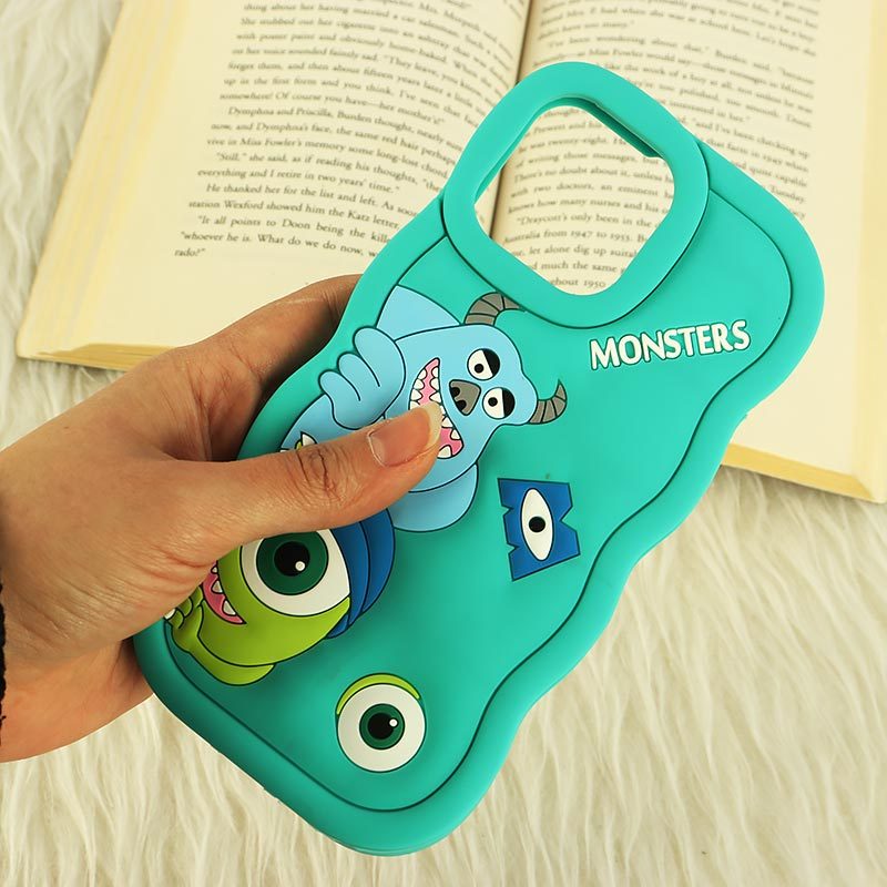 قاب موج دار Vip Max آیفون iPhone 12 Pro Max / 13 Pro Max عروسکی طرح Monsters