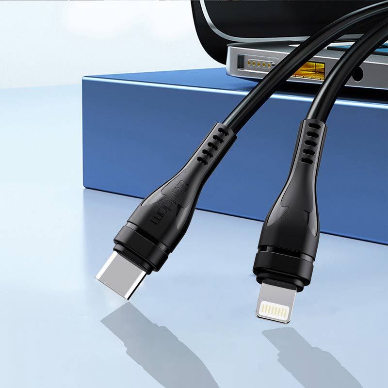 کابل تبدیل فست شارژ Earldom EC-165i Type-C To Lighting QC PD 20W 1m
