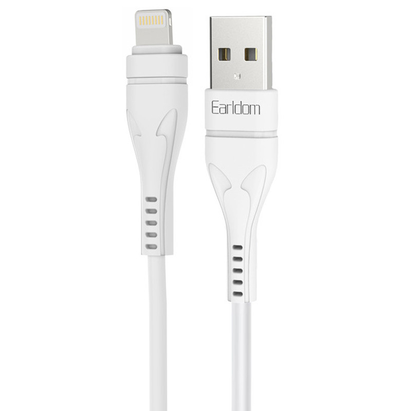 کابل آیفونی فست شارژ Earldom EC-164i 2.4A 1m