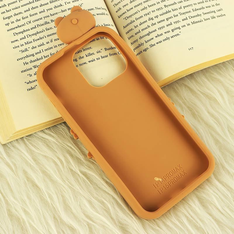 قاب عروسکی Vip Max آیفون iPhone 14 Pro Max / 15 Pro Max طرح Cute Bear Happy