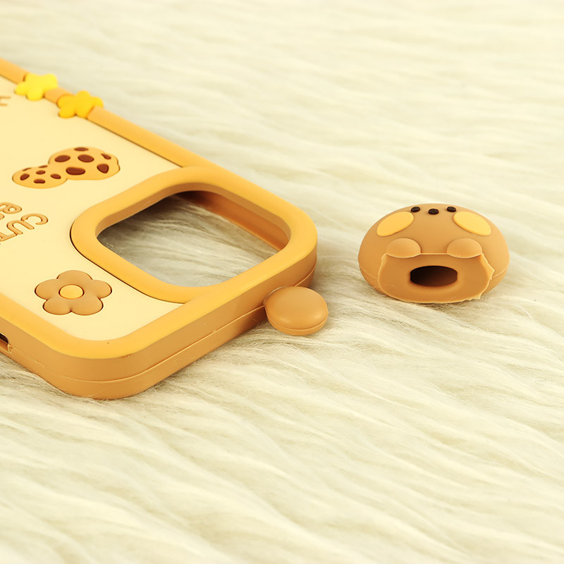 قاب عروسکی Vip Max آیفون iPhone 14 Pro Max / 15 Pro Max طرح Cute Bear Happy