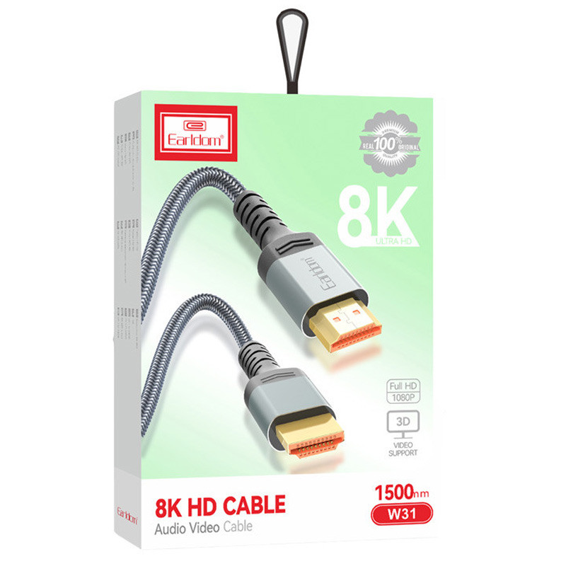 کابل HDMI 8K ارلدام ET-W31 طول 1.5 متر