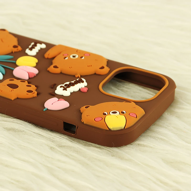 قاب سیلیکونی Vip Max آیفون iPhone 12 Pro Max طرح Sweet Bear آویزدار