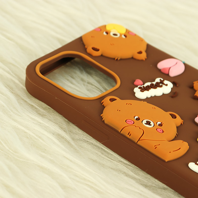 قاب سیلیکونی Vip Max آیفون iPhone 12 Pro Max طرح Sweet Bear آویزدار