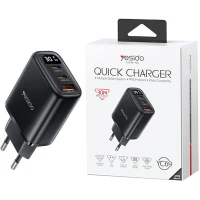 شارژر دیواری 30 وات یسیدو YC69 QC PD 3A