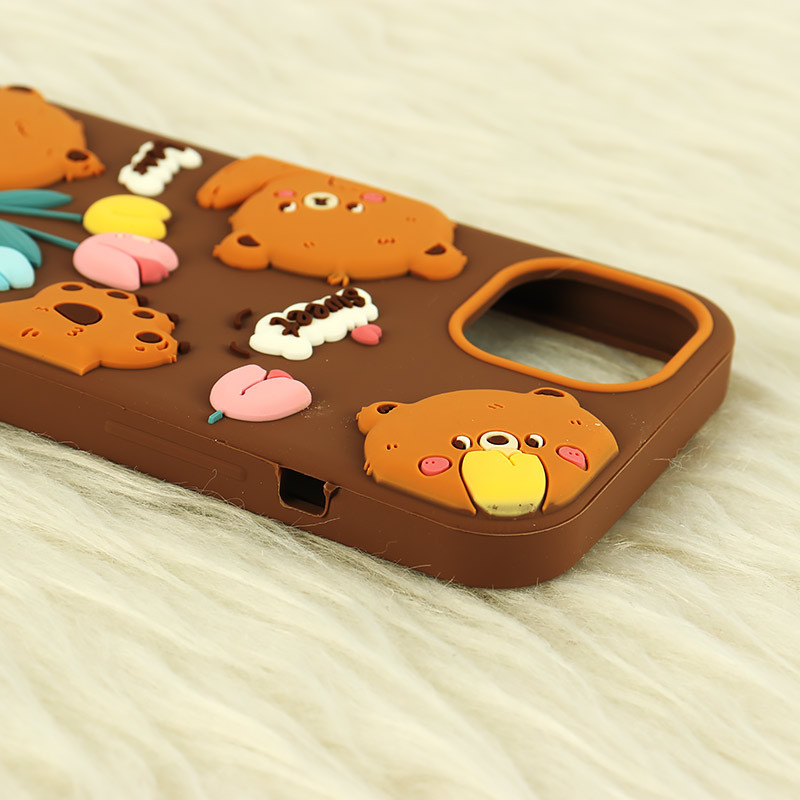 قاب سیلیکونی Vip Max آیفون iPhone 13 / 14 طرح Sweet Bear آویزدار