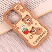 قاب عروسکی Vip Max آیفون iPhone 13 Pro طرح Cute Bear