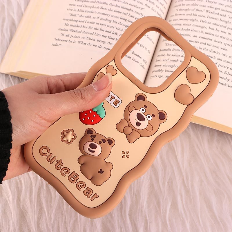 قاب عروسکی Vip Max آیفون iPhone 13 Pro طرح Cute Bear