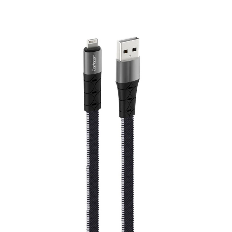 کابل آیفونی فست شارژ Earldom EC-170I 2.4A 1m
