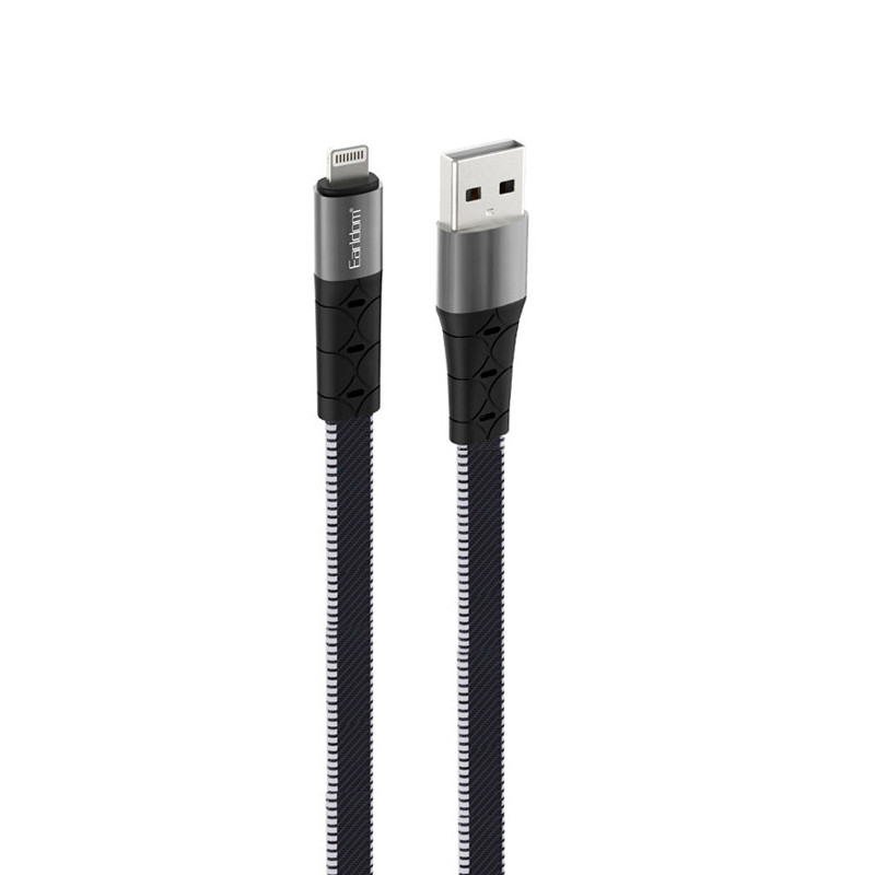 کابل آیفونی فست شارژ Earldom EC-170I 2.4A 1m
