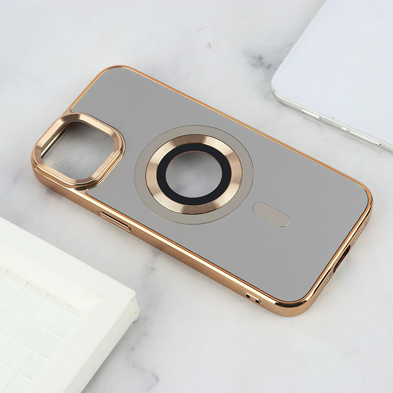 قاب ژله ای مگ سیف Berlia آیفون iPhone 13 / 14 دور براق