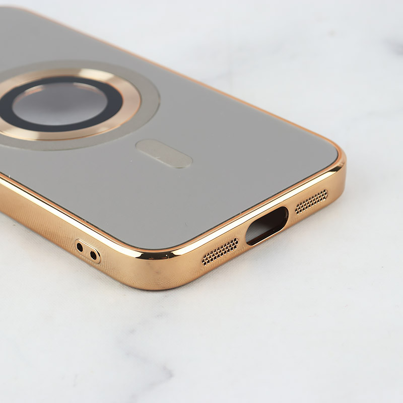 قاب ژله ای مگ سیف Berlia آیفون iPhone 13 / 14 دور براق