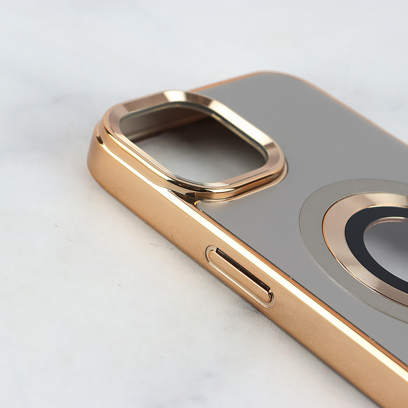قاب ژله ای مگ سیف Berlia آیفون iPhone 13 / 14 دور براق