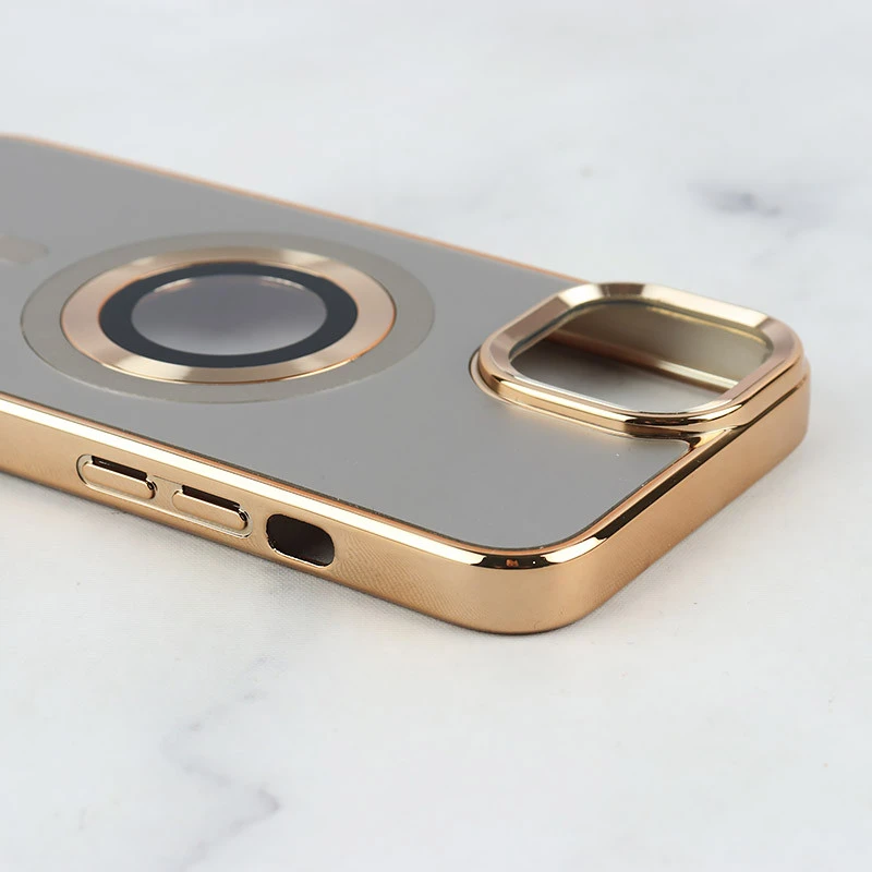 قاب ژله ای مگ سیف Berlia آیفون iPhone 13 / 14 دور براق