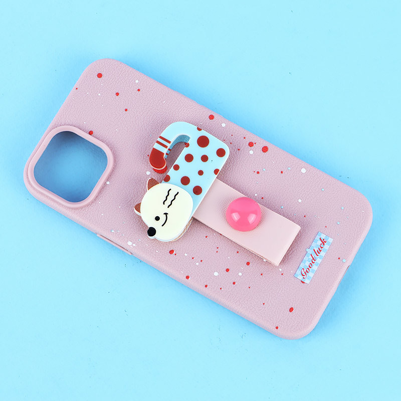 قاب ژله ای آیفون iPhone 13 / 14 هولدردار فانتزی