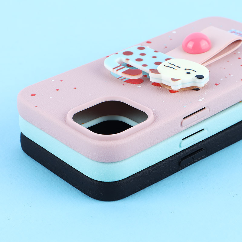قاب ژله ای آیفون iPhone 13 / 14 هولدردار فانتزی