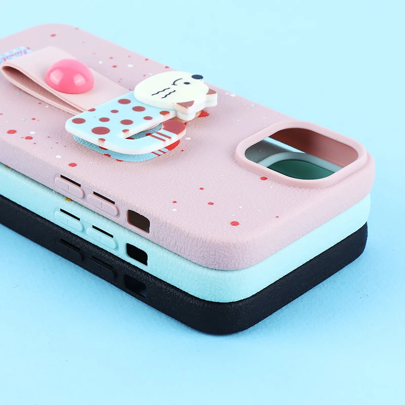 قاب ژله ای آیفون iPhone 13 / 14 هولدردار فانتزی