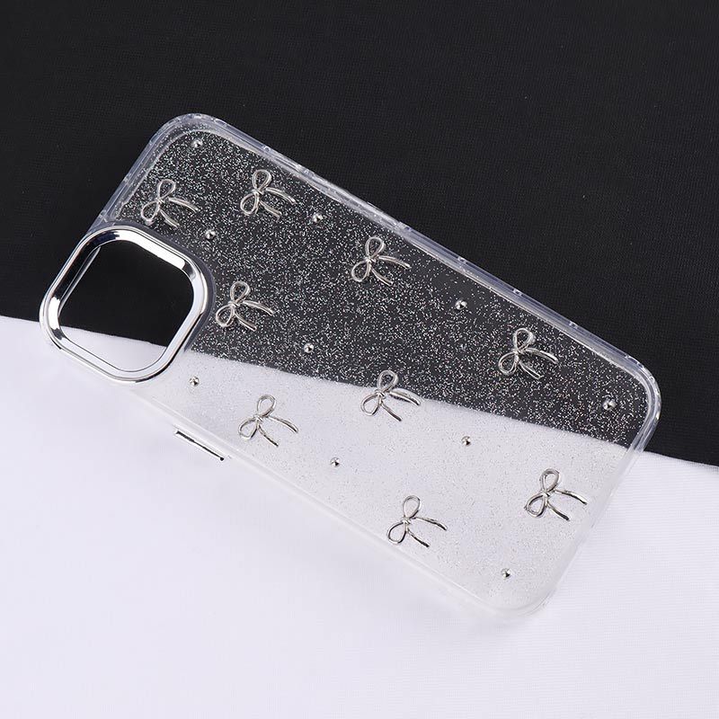 قاب اکلیلی آیفون iPhone 13 / 14 طرح پاپیون دور محافظ متال