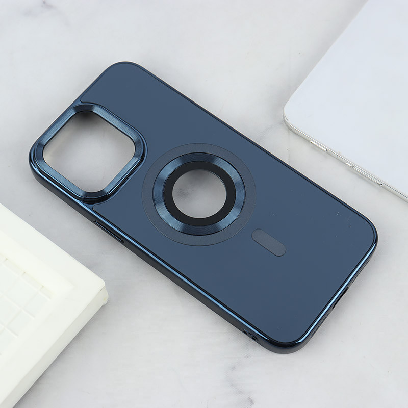 قاب ژله ای مگ سیف Berlia آیفون iPhone 15 Pro Max دور براق