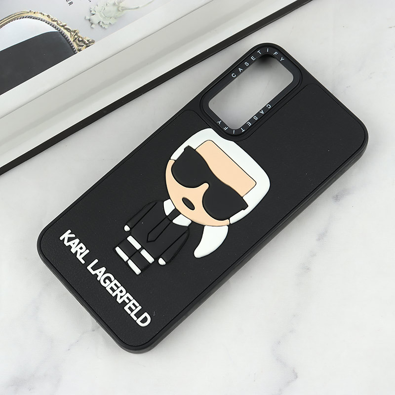 قاب Casetify سامسونگ Galaxy A24 4G طرح Karl Lagerfeld برجسته