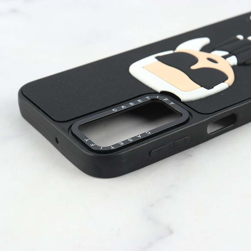 قاب Casetify سامسونگ Galaxy A24 4G طرح Karl Lagerfeld برجسته