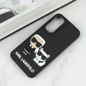 قاب Casetify سامسونگ Galaxy S23 FE 5G طرح Karl Lagerfeld برجسته