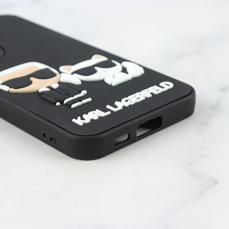 قاب Casetify سامسونگ Galaxy S23 FE 5G طرح Karl Lagerfeld برجسته