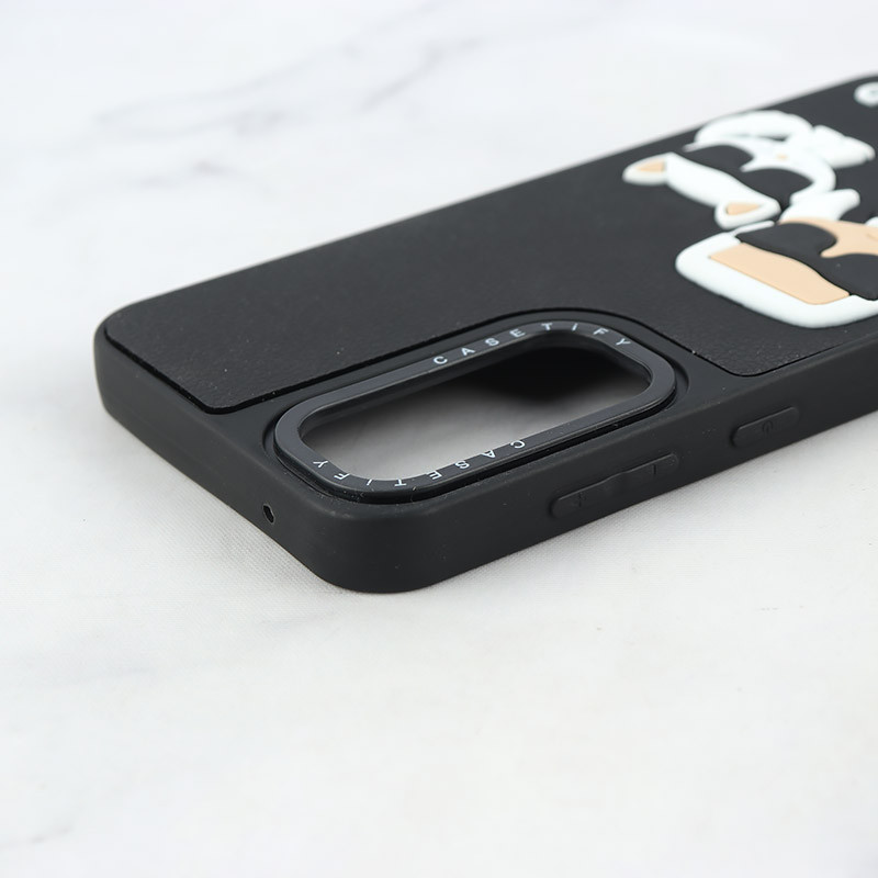 قاب Casetify سامسونگ Galaxy S23 FE 5G طرح Karl Lagerfeld برجسته