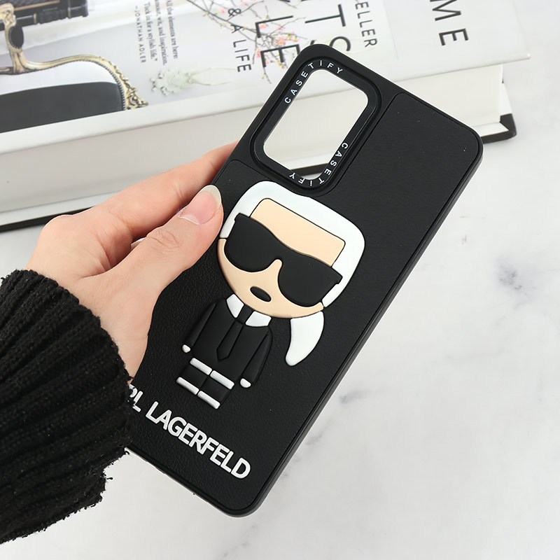 قاب Casetify سامسونگ Galaxy A52 / A52s طرح Karl Lagerfeld برجسته