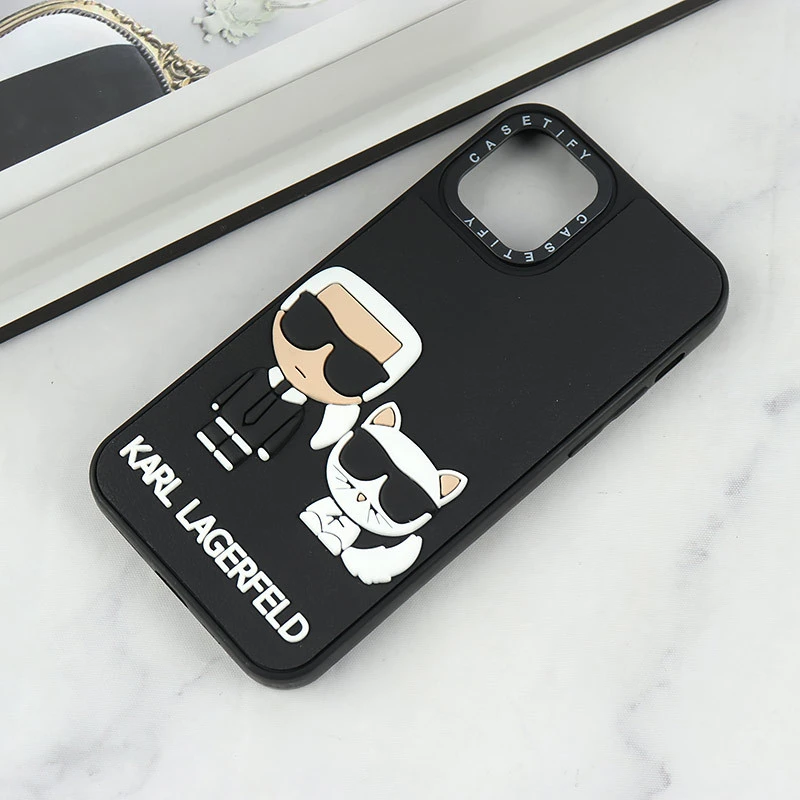 قاب Casetify آیفون iPhone 11 Pro طرح Karl Lagerfeld برجسته