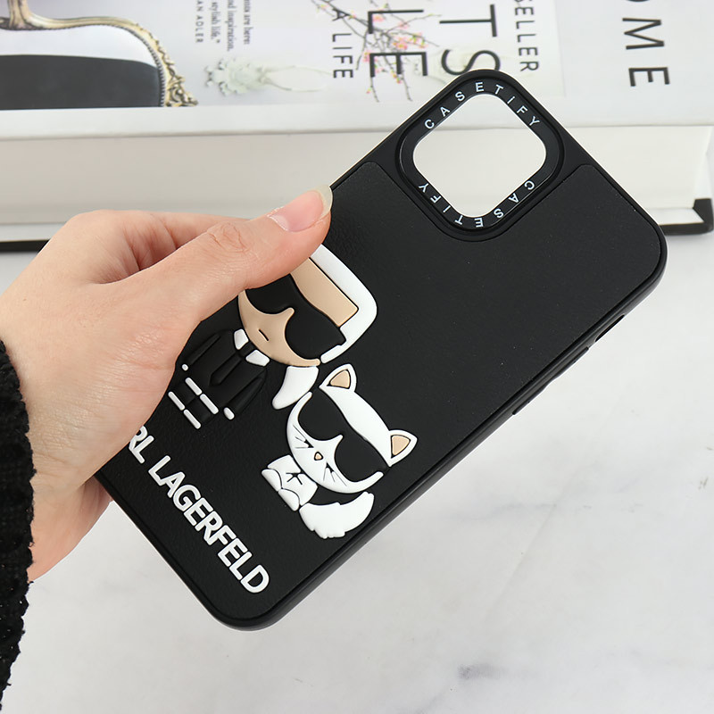 قاب Casetify آیفون iPhone 11 Pro طرح Karl Lagerfeld برجسته