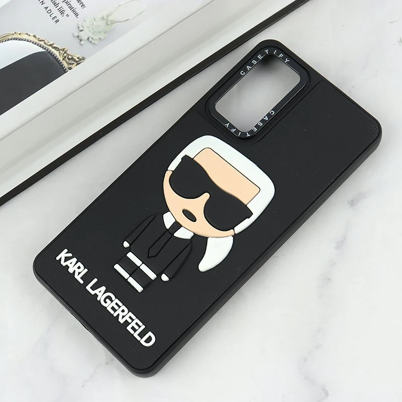 قاب Casetify شیائومی Redmi Note 12 Pro 4G طرح Karl Lagerfeld برجسته