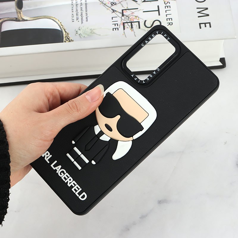قاب Casetify شیائومی Redmi Note 12 Pro 4G طرح Karl Lagerfeld برجسته