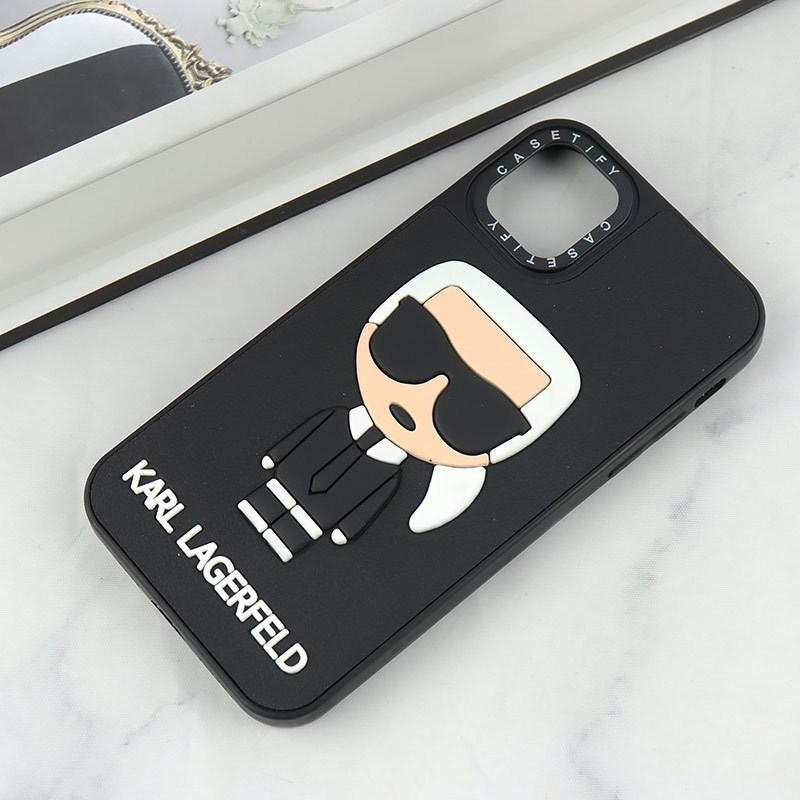 قاب Casetify آیفون iPhone 11 طرح Karl Lagerfeld برجسته