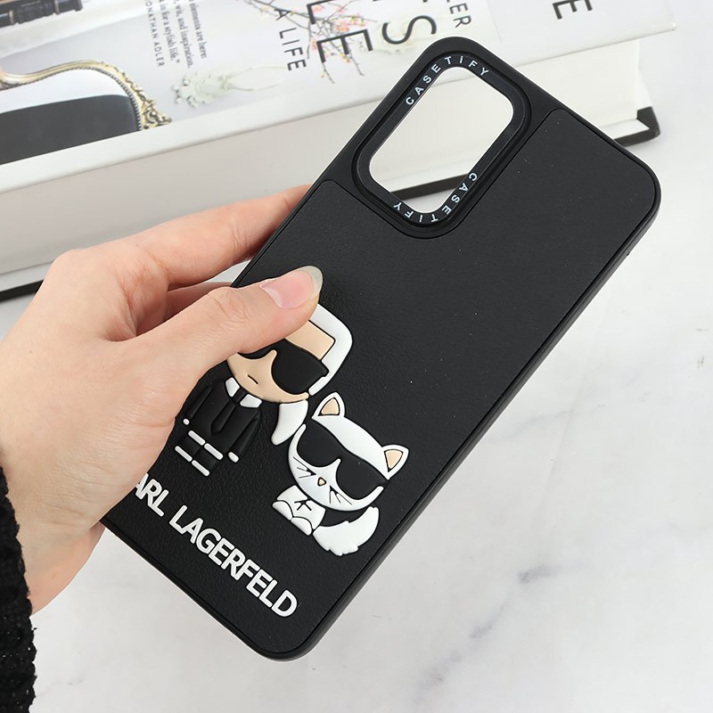 قاب Casetify سامسونگ Galaxy A23 4G / A23 5G طرح Karl Lagerfeld برجسته