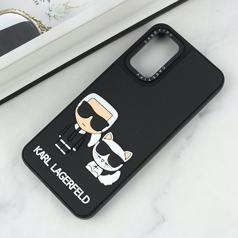 قاب Casetify سامسونگ Galaxy A23 4G / A23 5G طرح Karl Lagerfeld برجسته