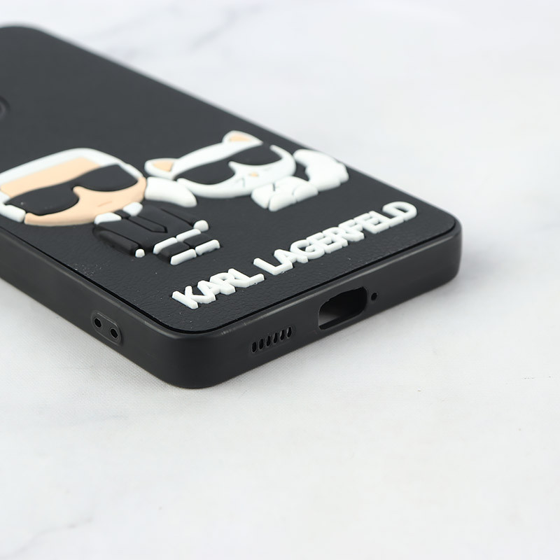 قاب Casetify سامسونگ Galaxy A53 5G طرح Karl Lagerfeld برجسته