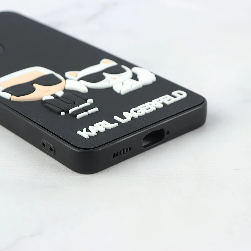 قاب Casetify سامسونگ Galaxy A53 5G طرح Karl Lagerfeld برجسته
