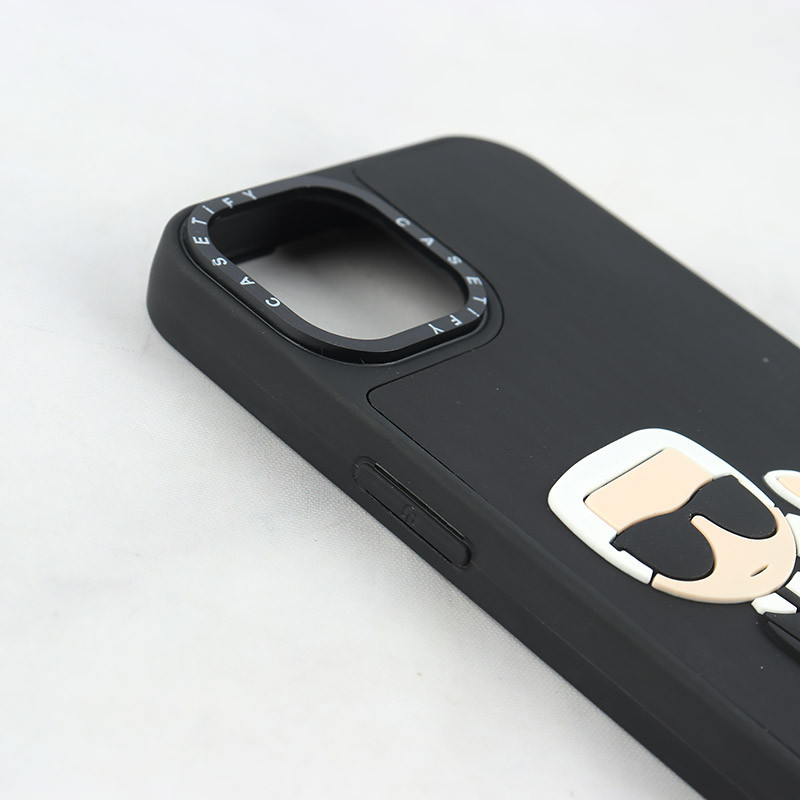 قاب Casetify آیفون iPhone 13 / 14 طرح Karl Lagerfeld برجسته