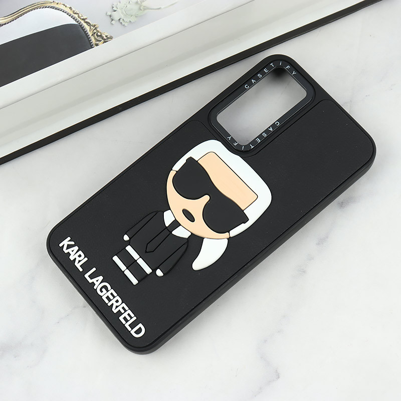 قاب Casetify سامسونگ Galaxy A54 طرح Karl Lagerfeld برجسته