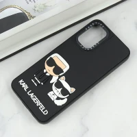 قاب Casetify سامسونگ Galaxy A13 4G طرح Karl Lagerfeld برجسته
