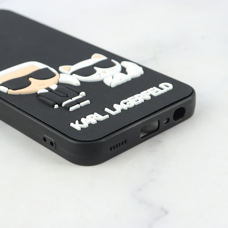قاب Casetify سامسونگ Galaxy A13 4G طرح Karl Lagerfeld برجسته