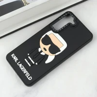 قاب Casetify سامسونگ Galaxy S21 FE 5G طرح Karl Lagerfeld برجسته