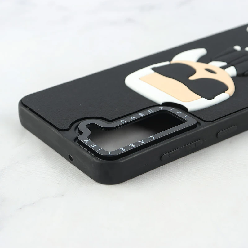 قاب Casetify سامسونگ Galaxy S21 FE 5G طرح Karl Lagerfeld برجسته